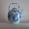 AA11 Chinese blue and white Kraak wine pot and cover, Wanli (1573-1619)