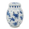 AA21 A large Chinese Transitional blue and white jar and cover, mid 17th century,