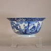 AA22 Chinese blue and white porcelain finely painted bowl, Kangxi period (1662-1722),