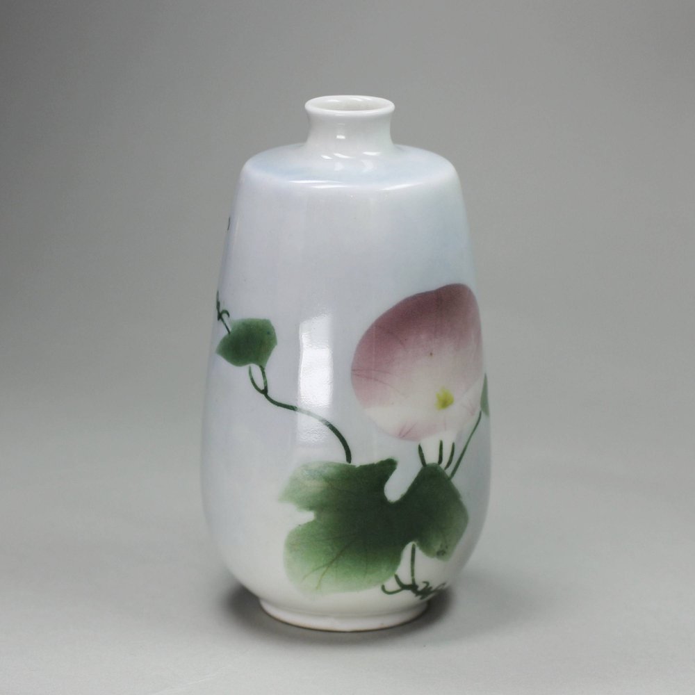 C683 Japanese Koransha porcelain vase, Meiji c. 1900