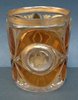 E948 Bohemian amber glass beaker, c. 1880