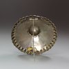 G41 Scandinavian circular silver gilt brooch, 19th century
