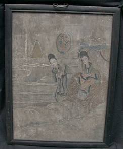 H636 Alabaster picture, late Ming