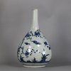 W435 Japanese Arita pear-shaped bottle vase, Edo (1603 – 1868), late 17th century