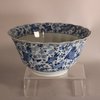 W905 Chinese blue and white bowl, Kangxi (1662-1722)