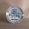 W907 Chinese blue and white plate, Kangxi (1662-1722)