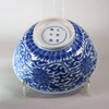 W915 A fine blue and white mark and period 'Lotus' bowl, Kangxi (1662-1722)