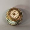 W988 A fine Ryokuzan Meiji period earthenware butterfly small bowl,