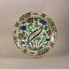 W972 Iznik plate, Ottoman Turkey, 17th century