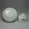 J545 Famille rose teacup and saucer, Qianlong (1734-95)