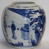 JB46 A good Chinese blue and white ginger jar, Kangxi (1662-1722)