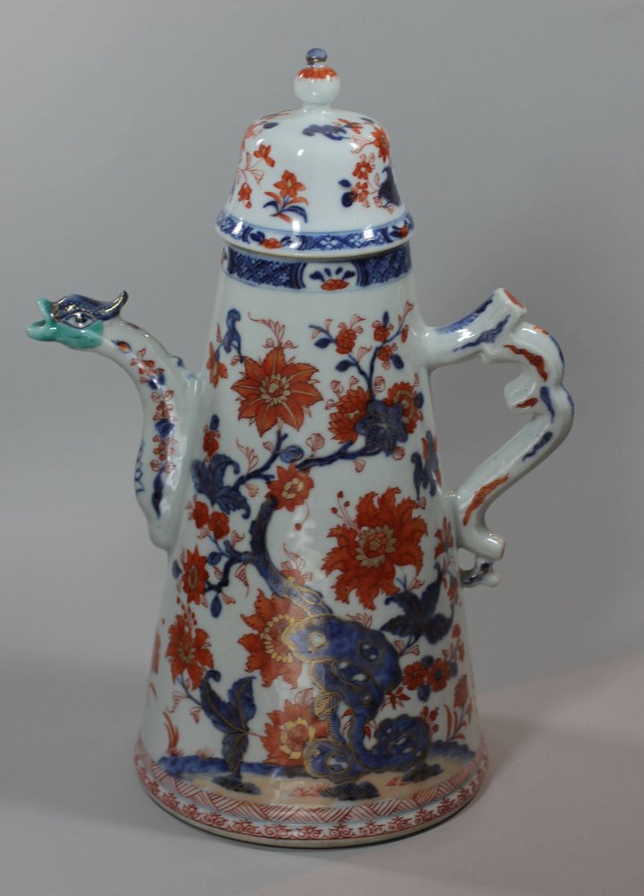 JB51 Imari silver-shaped coffee pot, Qianlong (1736-95)