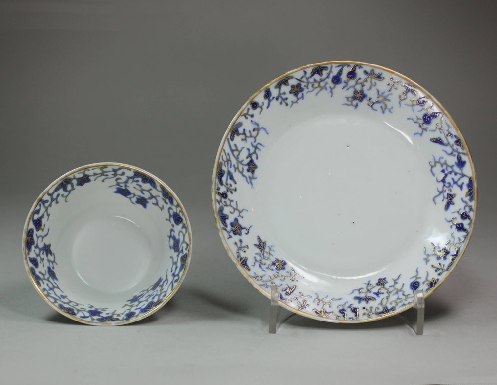 L564 Teabowl and saucer, Qianlong (1736-95)