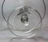 L923 Glass tazza, 18th century, diameter 11 1/2in., 29.2cm.