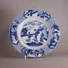 MW194 Blue and white plate, Kangxi (1664-1722)