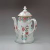 N277 Famille rose chocolate pot and a cover, Qianlong (1736-95)