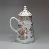 N277 Famille rose chocolate pot and a cover, Qianlong (1736-95)