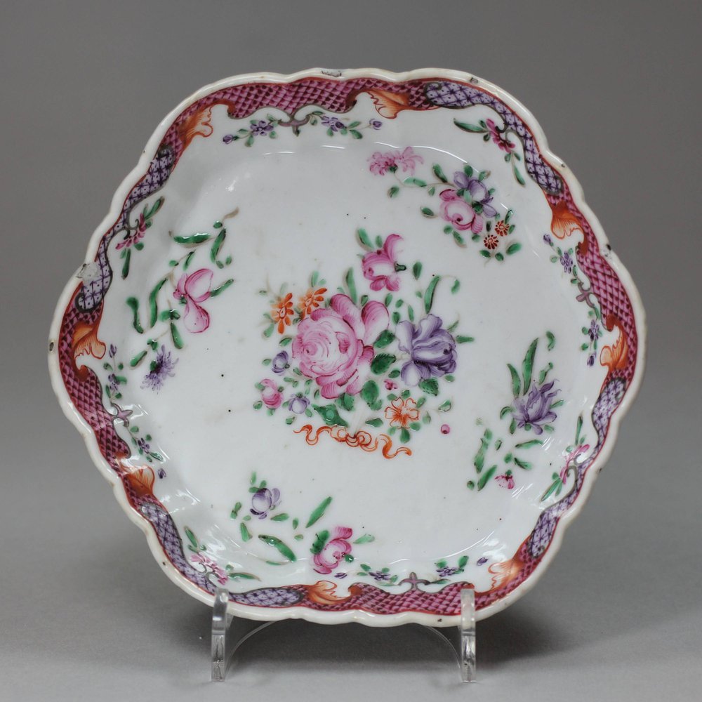 N842 Famille rose stand,  Qianlong (1736-95)