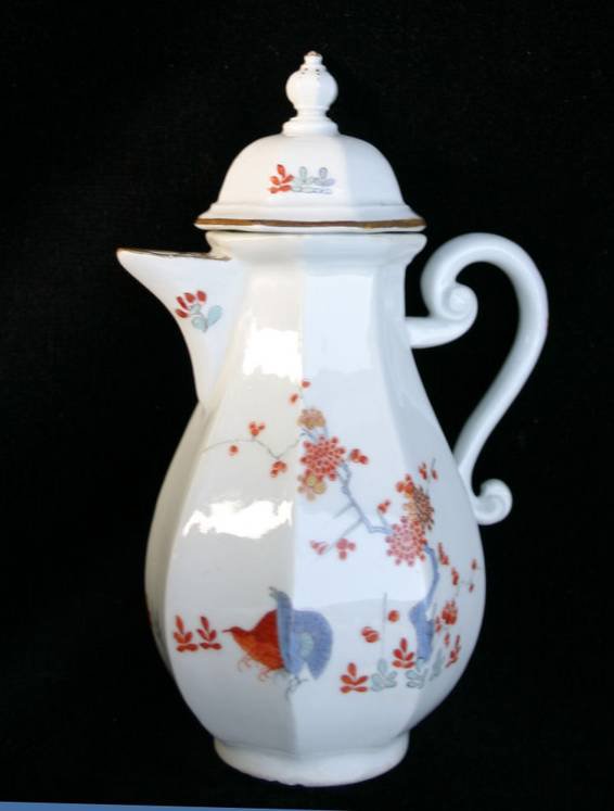 P41 Meissen water jug and cover, c1740