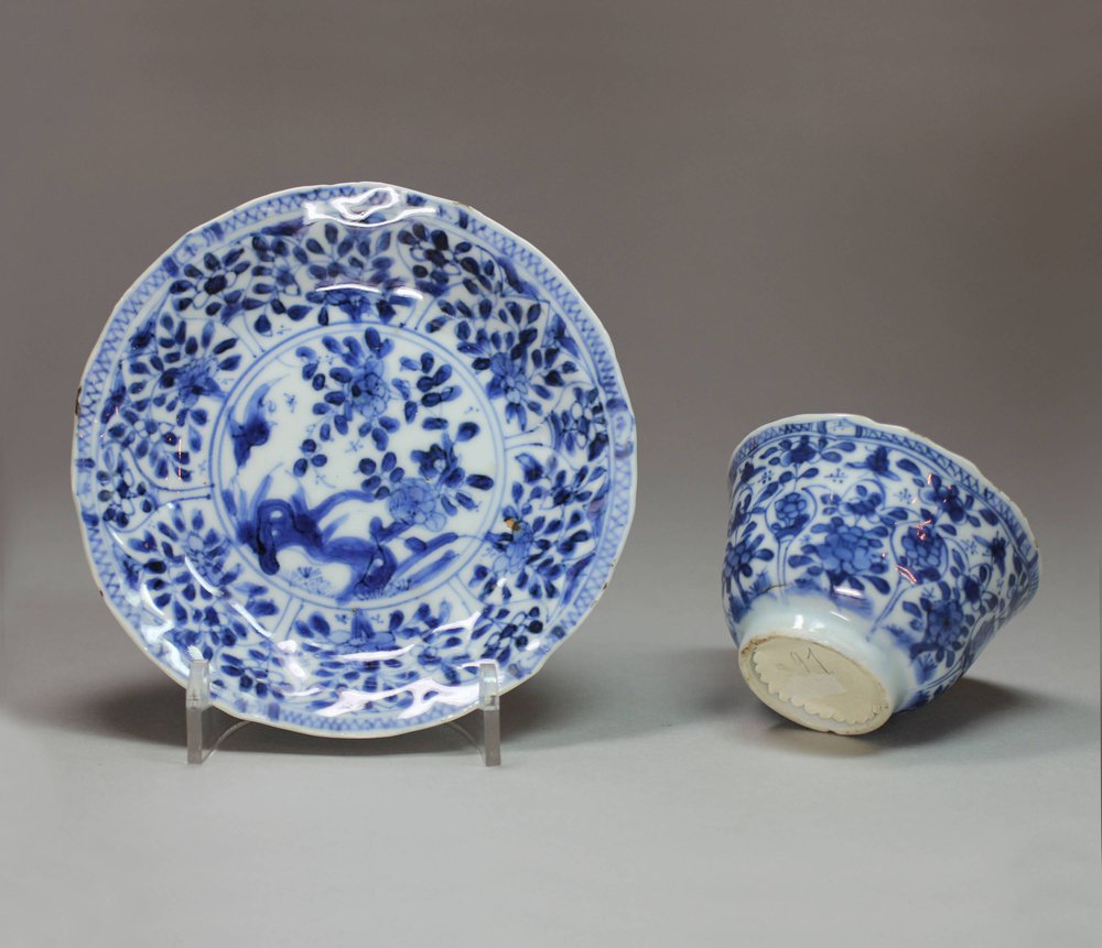 P497 Teabowl and saucer, Kangxi (1662-1722)