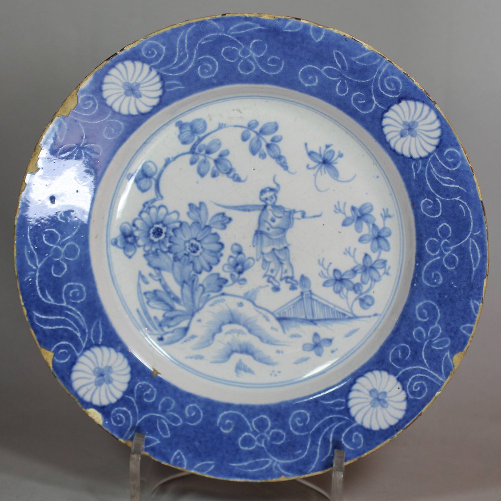 P620 English Delft 'powder blue' plate