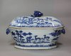 P784 Blue and white tureen and cover, Qianlong (1736-95)
