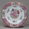 Q668 Famille rose soup plate, Qianlong (1736-95)