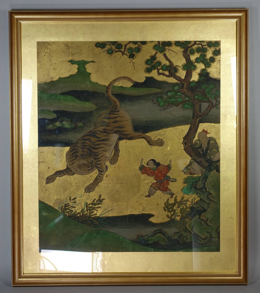 Q707C Japanese painting 17th century, Kano school