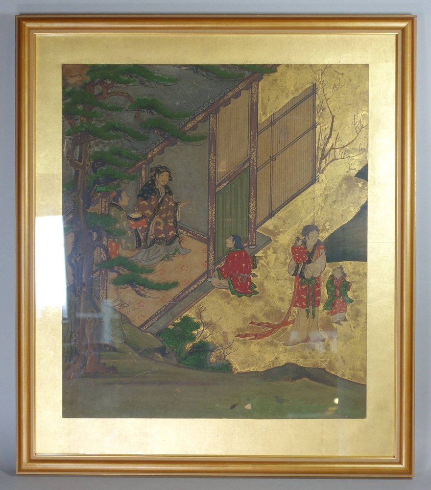 Q707D Japanese painting 17th century, Kano school