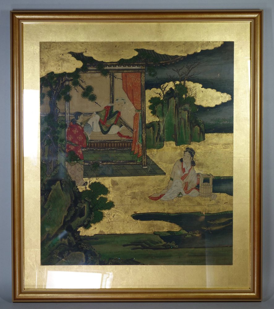Q707I Japanese painting 17th century, Kano school