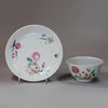 Q930 Famille-rose teabowl and saucer, Qianlong (1736-1795)