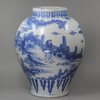 Q969 Frankfurt blue and white vase, 18th century