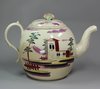 R140 English creamware teapot, 18th century