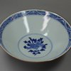 R66 Blue and white bowl, Kangxi (1662-1722)