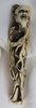 R751 Japanese carved ivory netsuke of Gama Sennin, 18th century