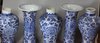 TL63 Blue and white garniture, Kangxi (1662-1722)