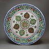 U215 Large pair of famille verte dishes for the Islamic market
