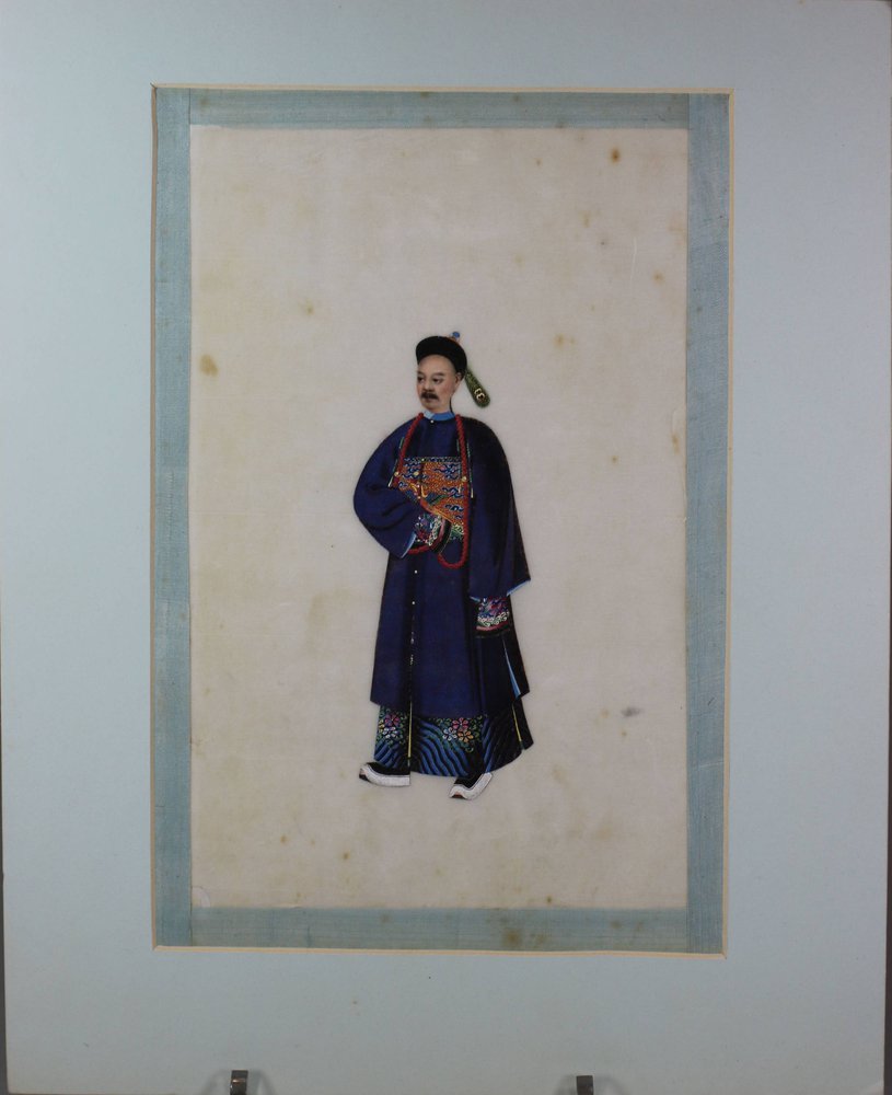 U270 Mounted gouache painting on pith paper, Qing (circa 1820)