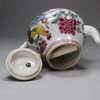 U330 Famille rose teapot and cover, Qianlong (1736-95)