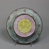 U387 Small Canton enamel dish, Qianlong (1736-95)