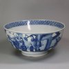 U431 Blue and white bowl, Kangxi (1662-1722)