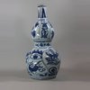 U438 Blue and white kraak double-gourd vase, Wanli (1573-1619)