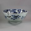 U685 Large Japanese blue and white Arita bowl, circa 1700