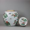 U718 Famille-verte ginger jar and cover, Kangxi (1662-1722)