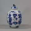 U787 Blue and white pot and cover, Kangxi (1662-1722)