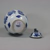 U787 Blue and white pot and cover, Kangxi (1662-1722)