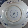U815 Pair of large Chinese blue and white dishes