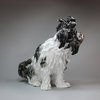 U82 German Meissen model of a Bolognese hound (Bologner Hund)