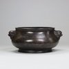 U882 Small finely cast bronze incense burner, late Ming
