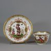 U891 Meissen teabowl and saucer, circa 1723-24
